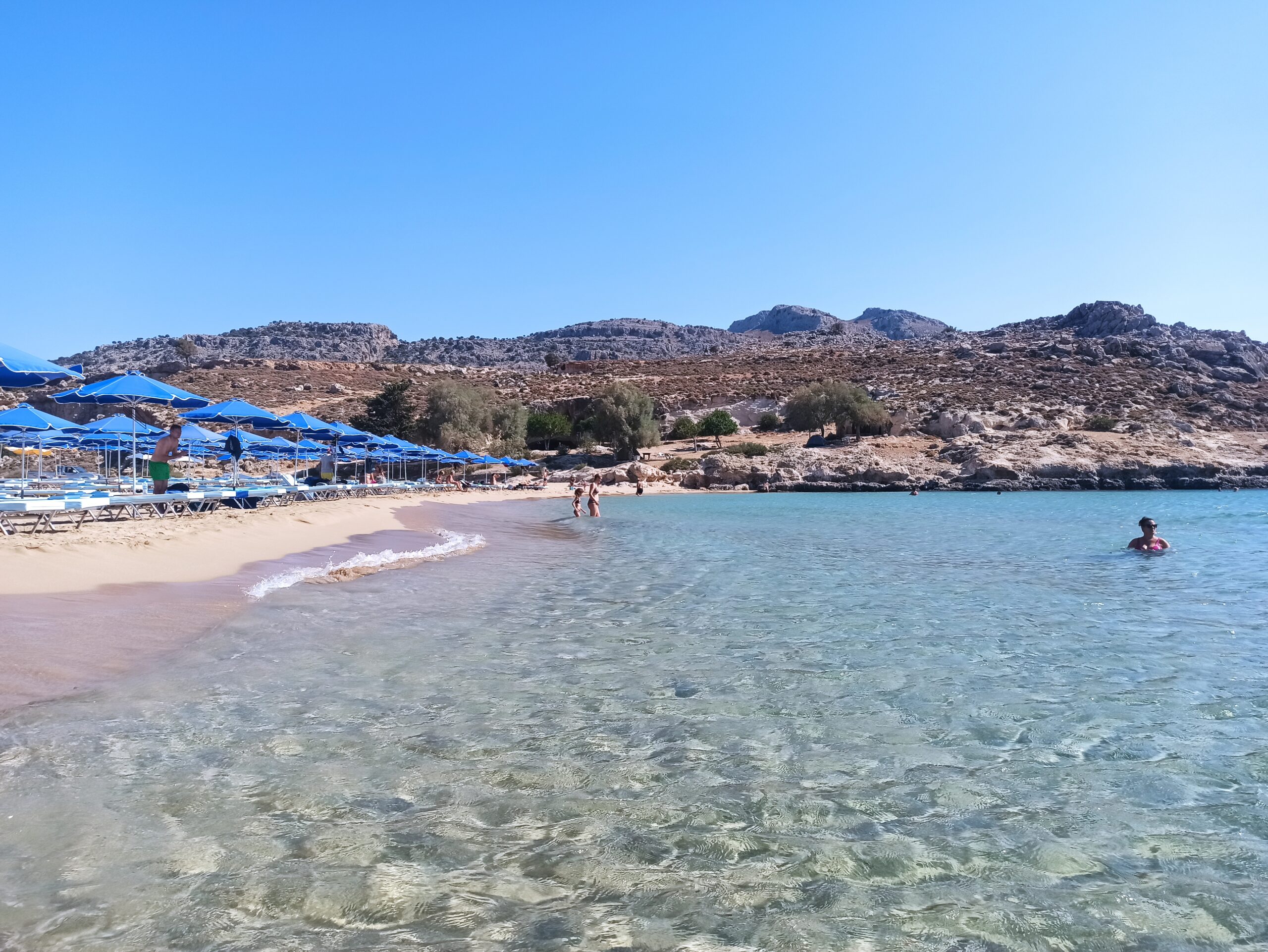 Agathi beach - le più belle spiagge sabbiose di Rodi