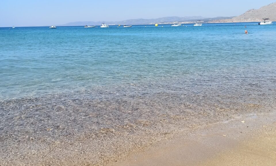 Pefkos beach - spiagge sabbiose di Rodi