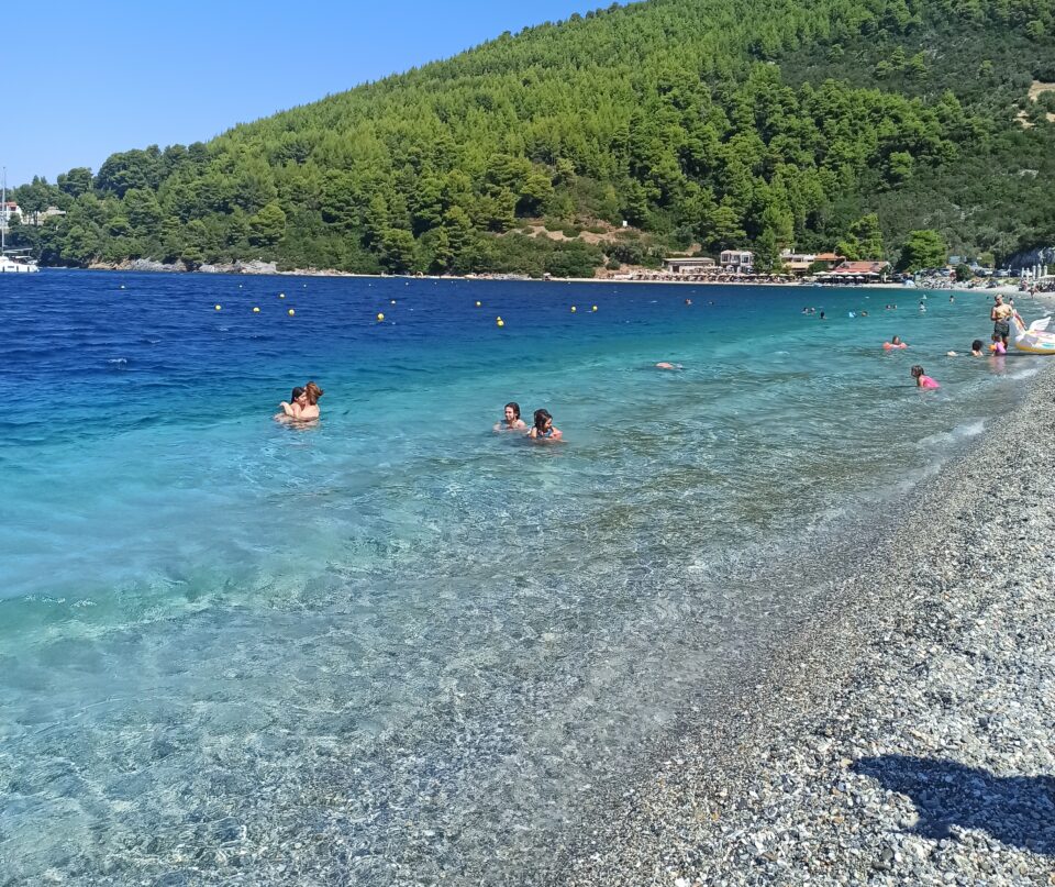Cosa fare in 5 giorni a Skopelos - spiaggia di Panormos 